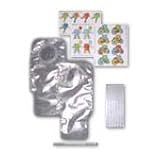 Pouchkins Pediatric One-Piece 8 1/2" Pouch with Cut-to-Fit SoftFlex Skin Barrier - Fits up to 2" Stoma - Transparent - Box