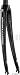 Ritchey WCS UD Carbon Fork 1-1/8 43mm rake