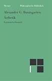 Ästhetik 1: Teil I, &sect;&sect;1- 613, Lateinisch- Deutsch