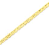 14k Yellow Gold Classic Sleek Fashion Ankle Bracelet