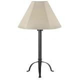 Outdoor Table Lamp (Black) (28.5H x 16W x 16D)