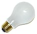 50 watt 120 volt A19 Medium Screw (E26) Base Frosted Rough Service Incandescent Westinghouse Light Bulb