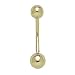 14k Solid Gold Belly Ring