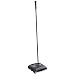Rubbermaid Commercial FG421588 Galvanized Steel Brushless Mechanical Sweeper, 10.5" Length x 9.5" Width x 44" Height, Black