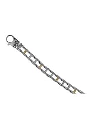 Sterling Silver Railroad Link Necklace