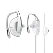 Iluv Professional Sweat Proof Ear Clips Volume Control White Adjustable Slider High Performance