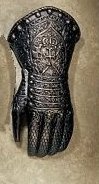 medieval gauntlet gothic antique cast french replica