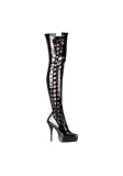 5 1/4 Inch Side Slit Stretch Pf Thigh Boot