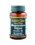 Health Sense Nutrition Magnesium 500mg with Vitamin B6 60 tabs