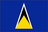 St. Lucia Flag Polyester 3 ft. x 5 ft.