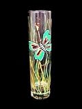 Butterfly Meadow Design - Hand Painted - Bud Vase - 7.5 inches tall