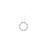 MOM Forever Crystal Infinity Circle Necklace - Gift Boxed