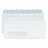 Columbian CO144 Columbian Poly-Klear Grip-Seal Window Envelopes, #10, 24lb, White Wove,100/Bx