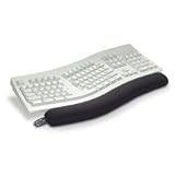 ergoBeads Soft Fabric Keyboard Wrist Support, Black