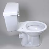 Saniflo Rear Spigot Toilet Bowl. Round Front Toilet Bowl SN-003