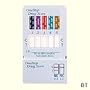 6-Drug Urine Test Kit for marijuana, cocaine, opiates, amphetamine, methamphetamine, benzodiazepines - two complete kits