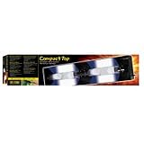 Exo Terra Plastic Compact Fluorescent Terrarium Canopy 36 length x 7 8 width x 3 5 height