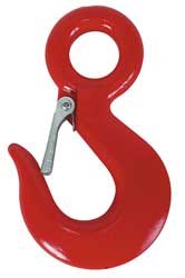 Dayton 2YPC7 Rigging Hook w/Latch, Eye, , 35/64In, 3300Lb