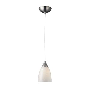 1 Light Pendant - White by 