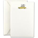 Taxi Printable Pearl White Moving Cards