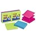 MMMR3306SSUC Pop-Up Notes, Super Sticky, 3 x 3, Assorted Ultra Colors, 6/PK Image