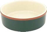 Vo-Toys Terra Dog Dish 7in Color Blue Green and Beige