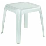 Adams Mfg Co Clay Stacking Table 8115-23-3700 Resin Patio Tables