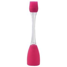 Orka Standing Silicone Baster with Brush, Color - Raspberry by ORKA