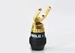 Monster QuickLock Gold Angled Spade Connector - 2 Pair
