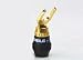 Monster QuickLock Gold Angled Spade Connector - 2 Pair