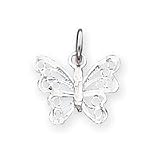 Sterling Silver Butterfly Charm