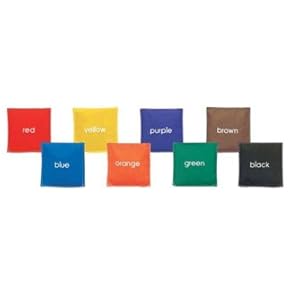 Color Bean Bags Set of 8