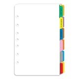 Day-Timer Desk Colored Blank Tabs - 12 Tabs