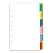 Day-Timer Desk Colored Blank Tabs - 12 Tabs