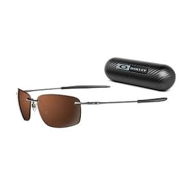 Oakley 12-910 Nanowire 1.0 Polarized Black Chrome Sunglasses