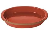 Frankoma Color Works Distressed Red Oval Baking Dish 12.5-in.