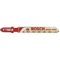 Bosch Power Tools 114-T118A: HSS Jigsaw Blades