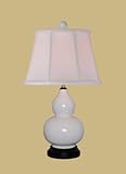 IMAGE OF WHITE PORCELAIN GOURD LAMP