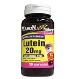 Mason natural lutein 20mg antioxidant capsules, extra strength - 30 ea