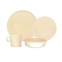 Fiesta 4-Piece Dinnerware Place Setting, Ivory