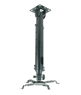 Mount World 1301 Universal Adjustable Projector Ceiling Mount In Black Color