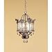 CC-9357 Zara Pendant w/Seeded Glass Panels by Currey & Company CC9357 NO RETURNS* Image