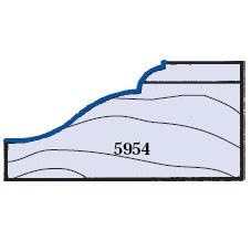 Whiteside 5954 Medium Raised Panel, Cabinet Making Router Bit (Ogee Bead Pattern, Shank: 1 2, Large... by WMC