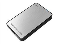 Sharkoon Quickstore Portable extern Festplatte Geh&auml;use SATA 6,4 cm ( 2,5 Zoll) USB 2.0 sil Preisvergleich