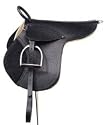 Young Shetland saddle - black