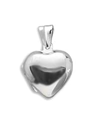 Heart Locket Small Polished Sterling Silver