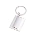 Rectangular silverplate locket Key Chain