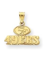 14k NFL San Francisco 49ers Charm