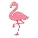 Pink FLAMINGO Non slip skid shower bath TUB tread decor