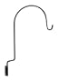 Panacea 89035 Deck Hanger Hook, Black, 18.125-Inch